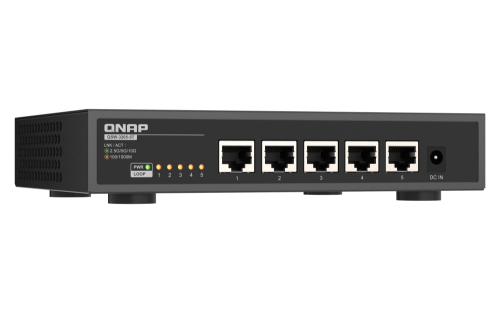 QNAP QSW-3205-5T Switch No Administrado 10G Ethernet Escritorio Negro