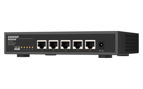 QNAP QSW-3205-5T Switch No Administrado 10G Ethernet Escritorio Negro