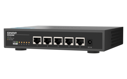 QNAP QSW-3205-5T Switch No Administrado 10G Ethernet Escritorio Negro