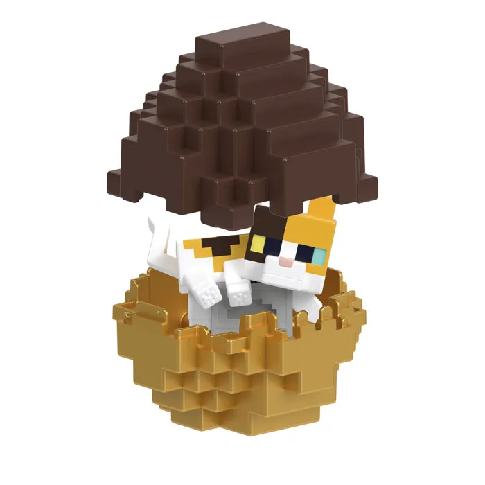 Mattel MATHXT64 Huevos de Aparición Mini Surtidos Minecraft Juguete