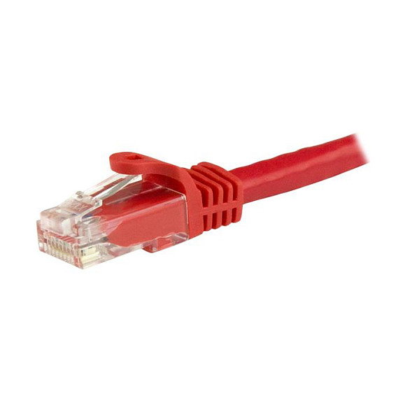 StarTech.com Cable de red Cat6 Ethernet de 1,5m Rojo RJ45 Snagless 24AWG