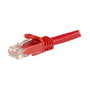 StarTech.com Cable de red Cat6 Ethernet de 1,5m Rojo RJ45 Snagless 24AWG