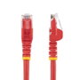 Startech Cable de Red Ethernet Cat6 1.5m RJ45 - 24AWG U/UTP Rojo