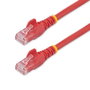 Startech Cable de Red Ethernet Cat6 1.5m RJ45 - 24AWG U/UTP Rojo