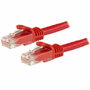 StarTech.com Cable de red Cat6 Ethernet de 1,5m Rojo RJ45 Snagless 24AWG