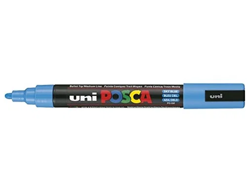 Posca Marcador PC-5M Punta Bala 1,8-2,5 mm Azul Cielo