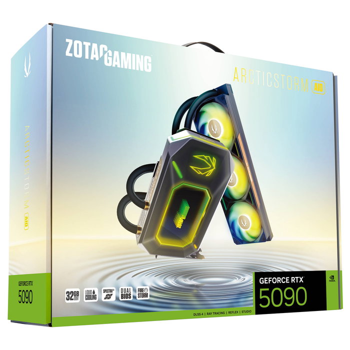 Zotac GeForce RTX 5090 ARCTICSTORM AIO 32 GB GDDR7 Tarjeta Gráfica