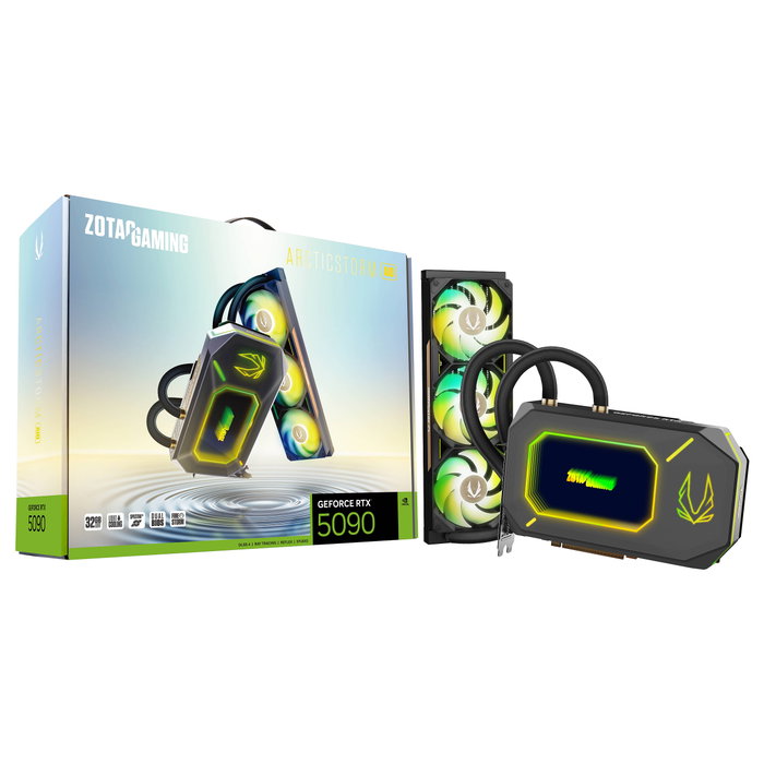 Zotac GeForce RTX 5090 ARCTICSTORM AIO 32 GB GDDR7 Tarjeta Gráfica