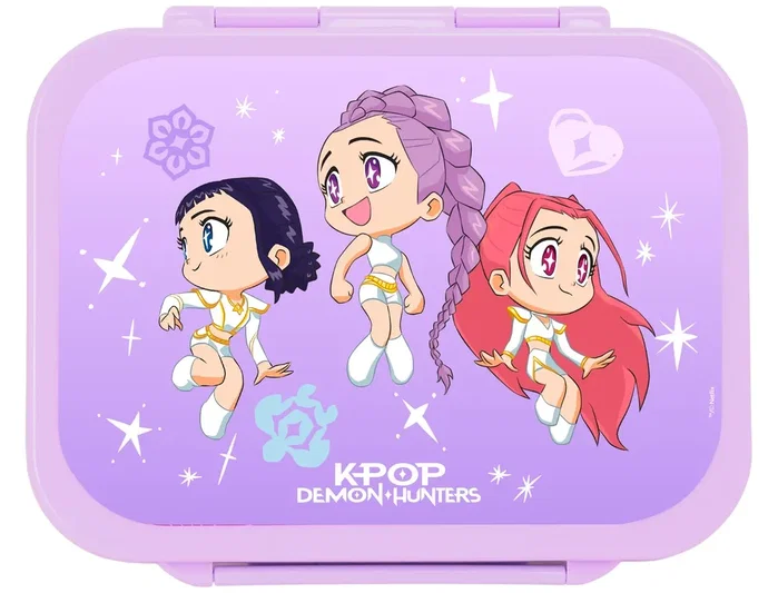 Safta Fiambrera K-pop demon hunters chibi stationery 1410 ml