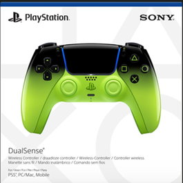 Sony DualSense Remix Green - Mando inalámbrico para PS5 con retroalimentación háptica y gatillos adaptativos - Materiales reciclados - Compatible con PC y Mac