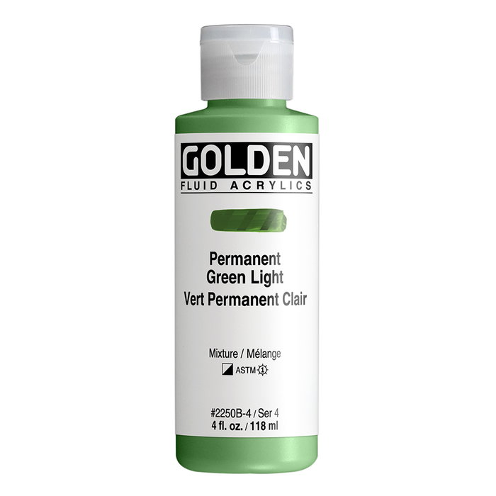 Golden Fluid Colores Acrílicos Verde Permanente Claro 118 ml Golden Fluid Colores Acrílicos Verde Permanente Claro 118 ml