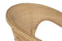 DKD Home Decor Silla Balines Ratán Natural 60 x 78 x 60 cm (2 Unidades)
