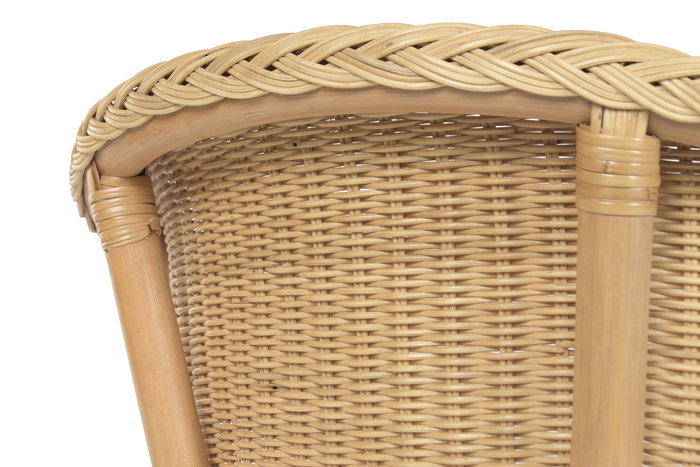 DKD Home Decor Silla Balines Ratán Natural 60 x 78 x 60 cm (2 Unidades)