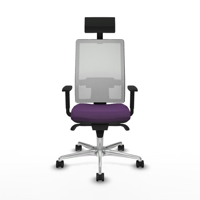PIQUERAS Y CRESPO Silla de oficina Horna con Mecanismo Sincro, Morado y Blanco PIQUERAS Y CRESPO Silla de oficina Horna con Mecanismo Sincro, Morado y Blanco