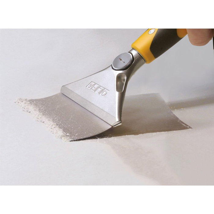 Olfa Rascador Profesional de Cuchilla Intercambiable 18 mm, con mango bicomponente, incluye cuchilla BS 100x18mm y funda de seguridad, XSR-200