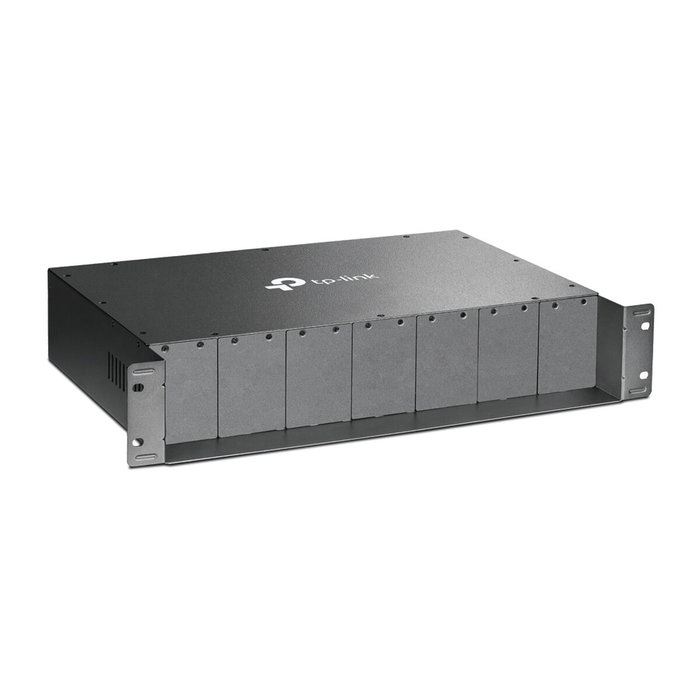 TP-Link TL-MC1400 Chasis para Convertidores de Medio de 14 Ranuras, 2U, Negro