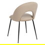 Silla Beige Tejido-Metal Contract 49 X 60 X 81 cm (Set de 4)