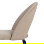 Silla Beige Tejido-Metal Contract 49 X 60 X 81 cm (Set de 4)