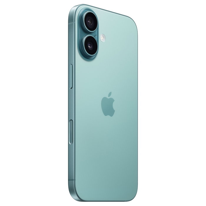 Apple iPhone 16 128 GB Verde Azulado (Teal) - Smartphone 6.1" Super Retina XDR OLED, 48 MP, A18, iOS 18, 5G, Resistente al Agua IP68