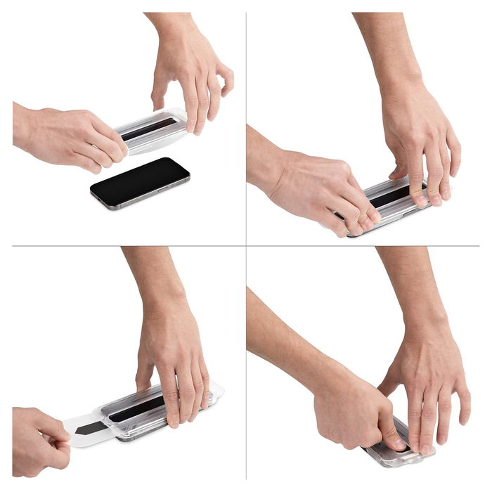 StarTech Filtro de Privacidad 360° para iPhone 16 Pro Max - Protector Antiespía Anti-Blue Luz de Pantalla de Vidrio Templado Compatible con Touchscreen