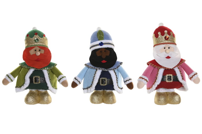 DKD Home Decor Figuras de Poliester Extensibles Surtidas de 3 Piezas DKD Home Decor Figuras de Poliester Extensibles Surtidas de 3 Piezas