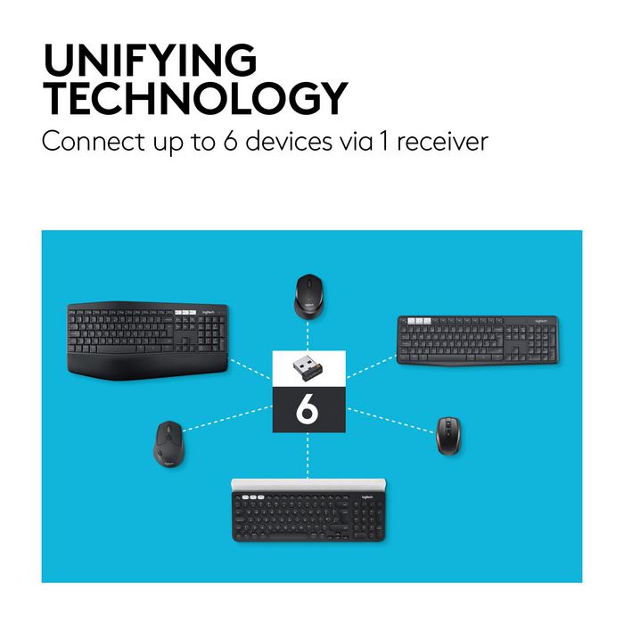 Logitech M510 Ratón Inalámbrico Negro