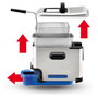 Tefal Oleoclean Pro FR 8040 Inox & Design Freidora 3,5 L 2300 W