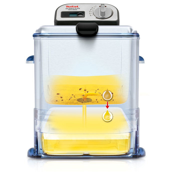 Tefal Oleoclean Pro FR 8040 Inox & Design Freidora 3,5 L 2300 W Tefal Oleoclean Pro FR 8040 Inox & Design Freidora 3,5 L 2300 W