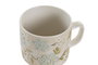 DKD Home Decor Tazas de Porcelana IVY&DAISY 2022, 380ml, Surtido de 2 Colores