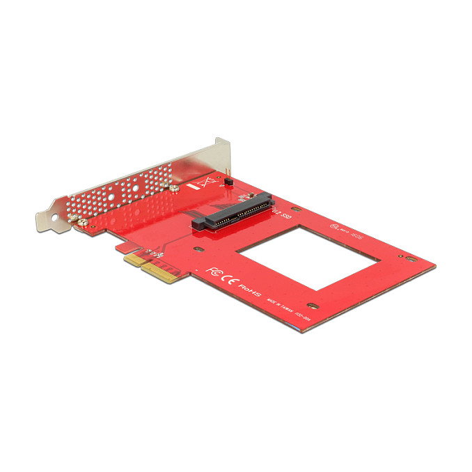 DeLOCK Tarjeta PCI Express con controlador de almacenamiento 1 x NVMe U.2 interno 2.5 pulg. (6.4 cm) DeLOCK Tarjeta PCI Express con controlador de almacenamiento 1 x NVMe U.2 interno 2.5 pulg. (6.4 cm)