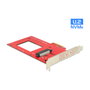 DeLOCK Tarjeta PCI Express con controlador de almacenamiento 1 x NVMe U.2 interno 2.5 pulg. (6.4 cm)