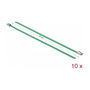 DeLOCK Bridas de Acero Inoxidable 200 x 4,6 mm Verde 10 Piezas