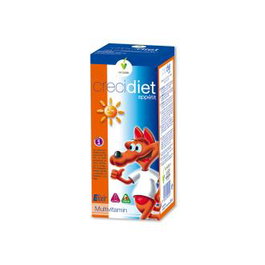 Novadiet Crecidiet - Jarabe Multivitamínico para el Crecimiento y Estimulante del Apetito en Niños y Adolescentes - 250 ml