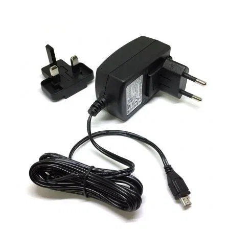 FUENTE DE ALIMENTACIÓN NEGRA PARA RASPBERRY PI 3 - 5V - 2.5A - MICROUSB