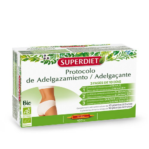 SUPERDIET Protocolo Adelgazante Bio 30 Ampollas SUPERDIET Protocolo Adelgazante Bio 30 Ampollas