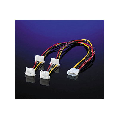 ROLINE Cable de alimentación interno 11.03.1003 Molex 4-pin 0,45m ROLINE Cable de alimentación interno 11.03.1003 Molex 4-pin 0,45m