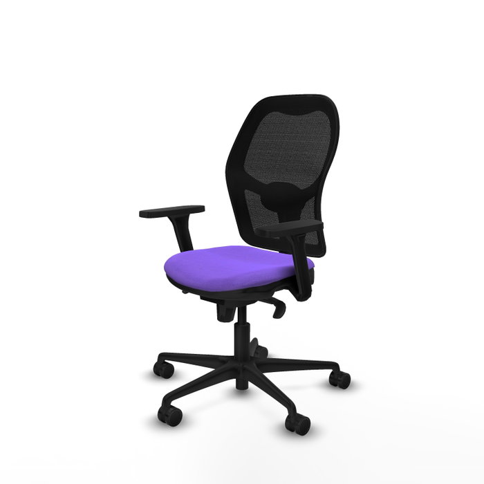 PIQUERAS Y CRESPO Silla de oficina Jorquera Lila y Negro PIQUERAS Y CRESPO Silla de oficina Jorquera Lila y Negro