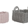 DKD Home Decor Set de 3 Cestas de Cuerda Colección CUERDA Surtido
