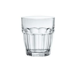 Bormioli Rocco Vaso 215 Ml Mm Rockbar Cristal Templado Resistente (6 Unidades) Altura 83.5 Mm Diámetro 75.5 Mm