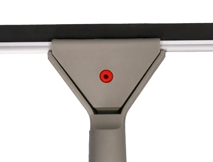 Q-connect Limpiaventanas Industrial, 40 cm de Ancho, Mango y Hoja de Plástico para Limpieza de Cristales