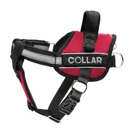Collar Pet Arnés Dog Extreme Police Rojo T-2 para Perro, Nylon Resistente, Ajustable, Reflectante