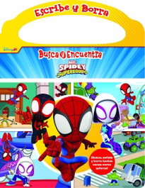 PI KIDS - Disney Jr. Marvel: Spidey y su superequipo - Escribe y borra, busca y encuentra - Libro de actividades