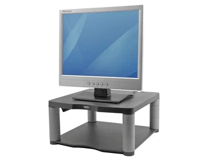 Fellowes Soporte para Monitor Premium, para Pantallas de hasta 36 kg, CRT o TFT/LCD de 21", Fabricado en Plástico Reciclado, Ajustable a 5 Alturas Fellowes Soporte para Monitor Premium, para Pantallas de hasta 36 kg, CRT o TFT/LCD de 21", Fabricado en Plástico Reciclado, Ajustable a 5 Alturas