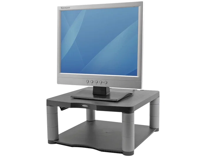 Fellowes Soporte para Monitor Premium, para Pantallas de hasta 36 kg, CRT o TFT/LCD de 21", Fabricado en Plástico Reciclado, Ajustable a 5 Alturas Fellowes Soporte para Monitor Premium, para Pantallas de hasta 36 kg, CRT o TFT/LCD de 21", Fabricado en Plástico Reciclado, Ajustable a 5 Alturas