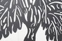 DKD Home Decor Decoración de Pared Metal Árbol Surtido de 2 Unidades