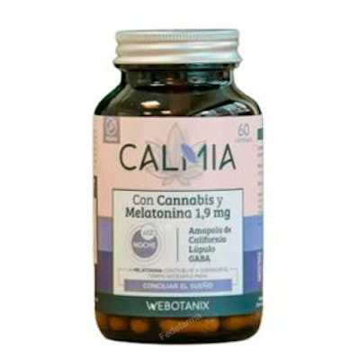 WEBOTANIX Calmia Noche 60 Cápsulas - Complemento para el Descanso y Conciliación del Sueño con Melatonina WEBOTANIX Calmia Noche 60 Cápsulas - Complemento para el Descanso y Conciliación del Sueño con Melatonina