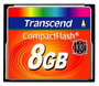 Transcend Compact Flash 8 GB TS8GCF133