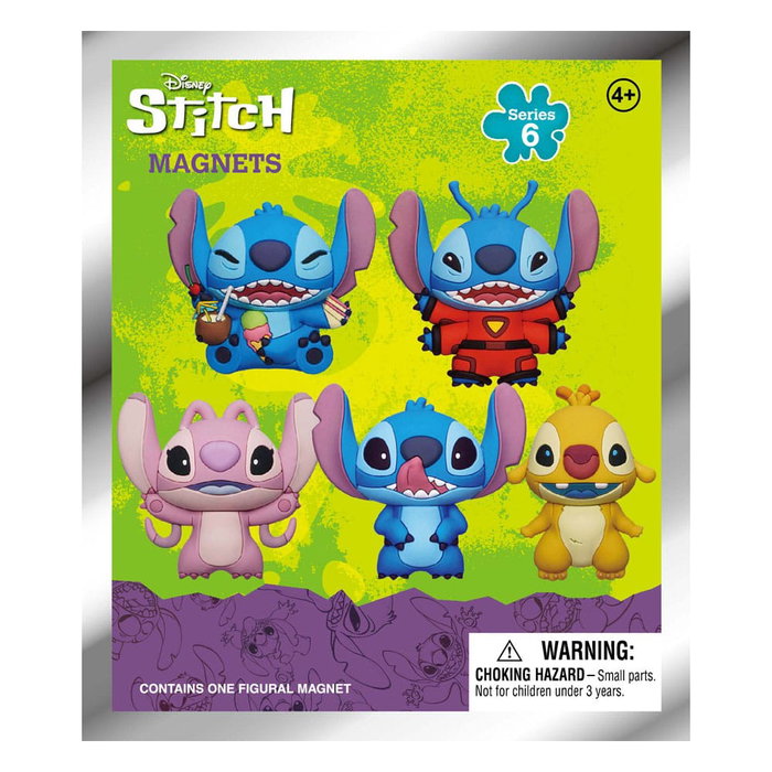 Lilo & Stitch Imáns Stitch 3D Series 6 Blind Pack Expositor (12)