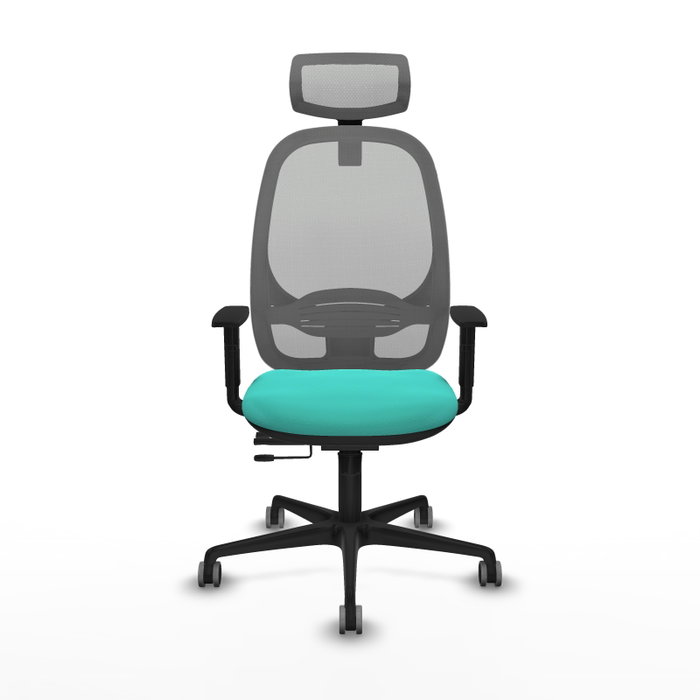 PIQUERAS Y CRESPO Silla de oficina Cilanco Turquesa y Gris PIQUERAS Y CRESPO Silla de oficina Cilanco Turquesa y Gris