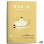 RUBIO Cuaderno A5 Operaciones y Problemas Nº 14 Divisiones por una cifra (Set de 10)